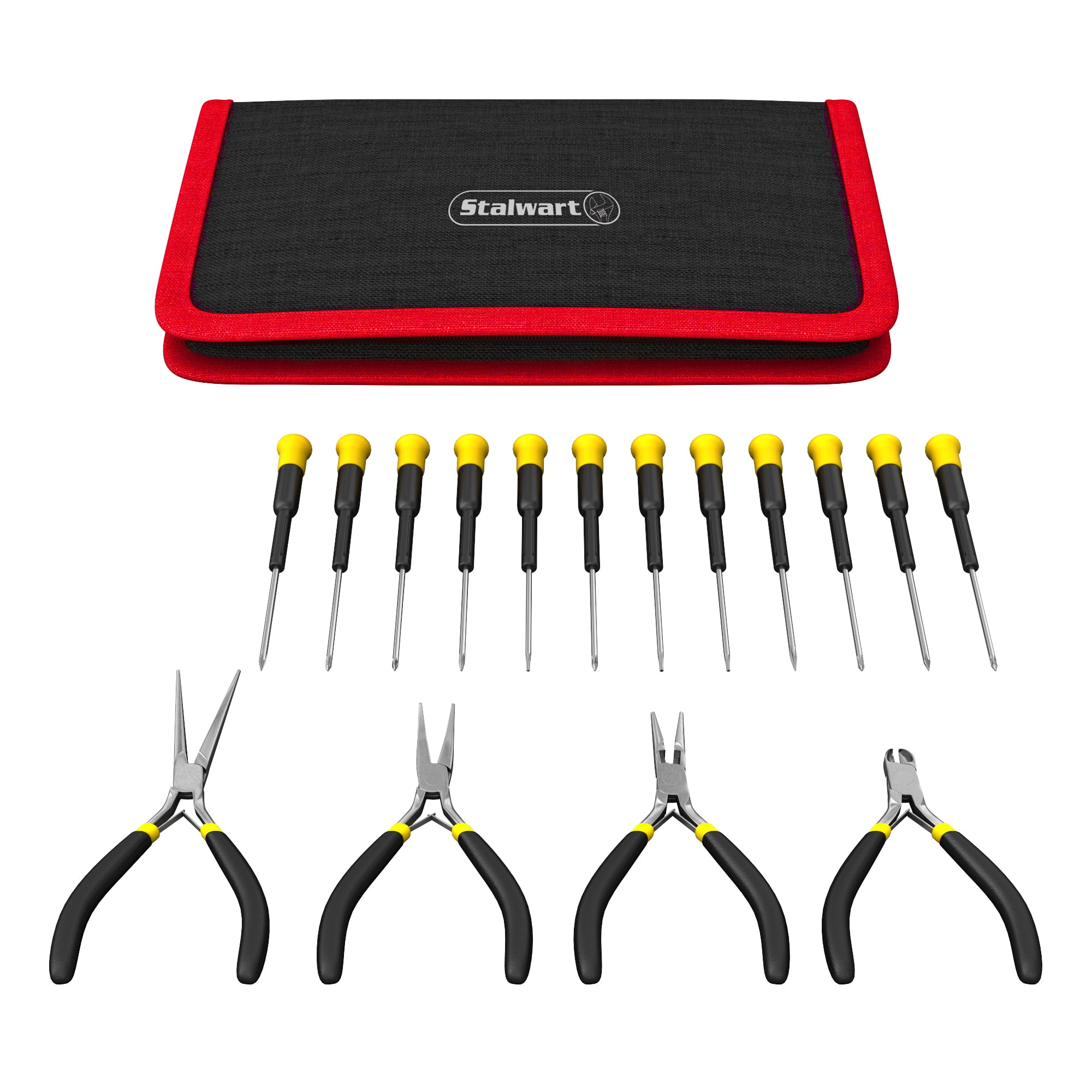 16Piece Precision Jewelers Tool Set with Case by Stalwart