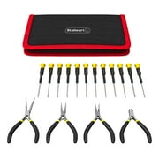 16-Piece Precision Jewelers Tool Set with Case by Stalwart