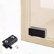 thumbnail image 5 of 6 piezas de bisagra de pivote de puerta de vidrio de acero inoxidable, clip de bisagra de puerta de vidrio ajustable (40x20x10 mm), clip de bisagra de pivote de gabinete para vidrio de 5-8 mm de espe TUNC Sencillez, 5 of 5