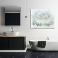 thumbnail image 2 of Swan Duo Bathtub Botanicals Animals & Insects Graphic Art Gallery Wrapped Canvas Print Wall Art, 2 of 7