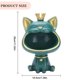 thumbnail image 4 of Figura de Resina JShteea Con Gato La Fortuna para Estudio verde, 4 of 9