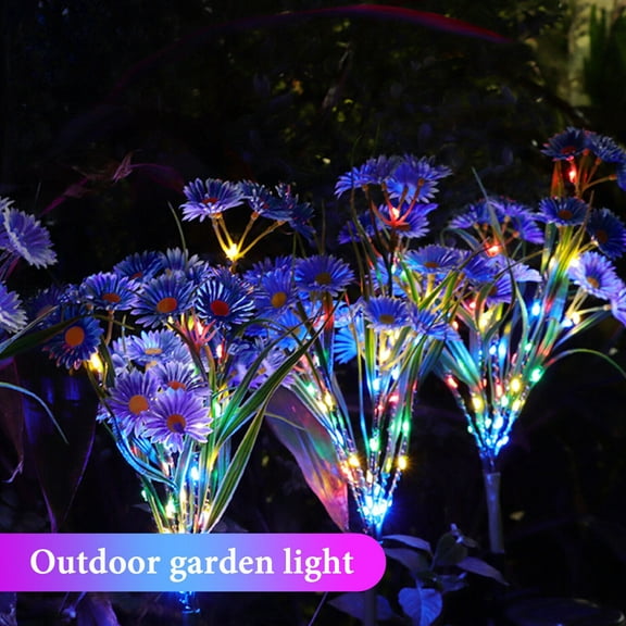 Solar Wildflower Lamp, Solar Garden Lights, Flower Pathway Lights,Waterproof Solar Landscape Light for Garden Decorations Lawn for Yard & Patio