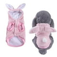 thumbnail image 5 of Cheers.US Dog Rabbit Costume Pet Puppy Hoodies Clothes Coat Bunny Autumn Winter Bunny Ears Design Dress-up Adorable Warm,for Small Dog and Cat, 5 of 7