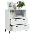thumbnail image 2 of vidaXL Bookcase VIKEN White 80x40x90 cm Engineered Wood, 2 of 5