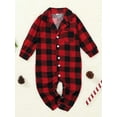 thumbnail image 7 of CARETOO Matching Family Pajamas Sets Long Sleeve Christmas Plaid Pjs Striped Women Holiday Sleepwear Homewear, 7 of 7