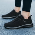 thumbnail image 3 of Htcenly Fashion Sneakers for Men Breathable Mesh Athletic Running Sports Shoes Lightweight Casual Walking Shoes Comfortable Gym Shoes, 3 of 7