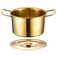thumbnail image 2 of Shisuyan Stainless Steel Ramen Noodle Pot Lidded Ramen Pot Fast Heating Kitchen Cooking Pot, 2 of 9