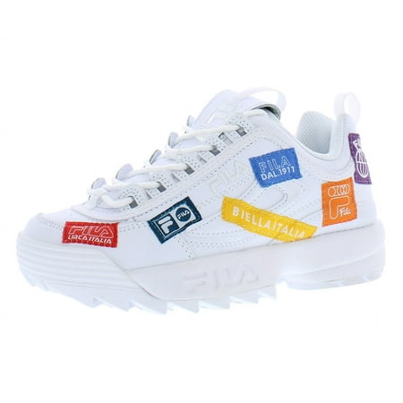 Fila Disruptor II 110 Yr Collection Womens Shoes Size 5, Color: White/Multicolored