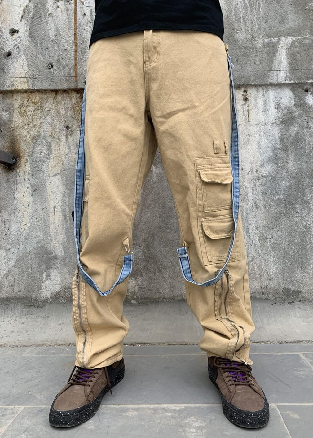 SURPLUS INFANTRY TROUSERS COMBAT PANTS MENS CARGOS BAGGY ARMY STYLE COYOTE S-XXL 