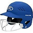 thumbnail image 2 of Rawlings Coolflo Highlighter Batting Helmet | Matte Royal | Adult, 2 of 3
