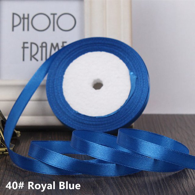 Cintas de Satén de Seda para Manualidades, Lazo Hecho a Mano de Decoración de Boda o Fiesta, Papel de Regalo, 25 Yardas/Rollo, 6, 10, 15, 20, 25, 40 y 50Mm