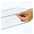 thumbnail image 3 of mDesign Kitchen Pantry/Fridge Storage Organizer Box, Hinged Lid, 8 Pack, Clear, 3 of 8