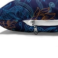 thumbnail image 4 of Fish Pet Bed, Oriental Koi Fish Floral Arrangement Petals and Leaves Doodle Style Animal, Resistant Pad for Dogs and Cats Cushion with Removable Cover, 24" x 39", Royal Blue Aqua Orange, by Ambesonne, 4 of 4