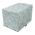 thumbnail image 1 of Lavender Dog Crate Cover, Pastel Watercolor Petals with Leaves Gardening Foliage Yard Bouquets, Easy to Use Pet Kennel Cover Small Dogs Puppies Kittens, 7 Sizes, Lime Green Violet Blue, by Ambesonne, 1 of 6