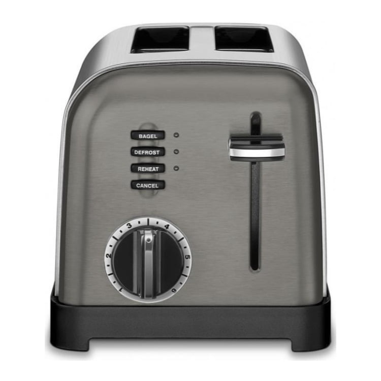 Cuisinart 2-Slice Metal Classic Toaster (Black Stainless Steel Cuisinart 2 Slice Metal Toaster In Stainless Steel