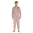 thumbnail image 2 of IAUYY Unisex Adult Onesie Pajamas Ultra-Soft Crystal-Soft Fabric, Halloween Adult Onesie Pajamas Adults,With a Zipper Plus Size Onesie Pajamas, Leaf Vein, 2 of 7