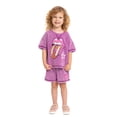 thumbnail image 2 of Rolling Stones Toddler Girls Tee and Shorts Set, 2-Piece, Sizes 12M-5T, 2 of 9