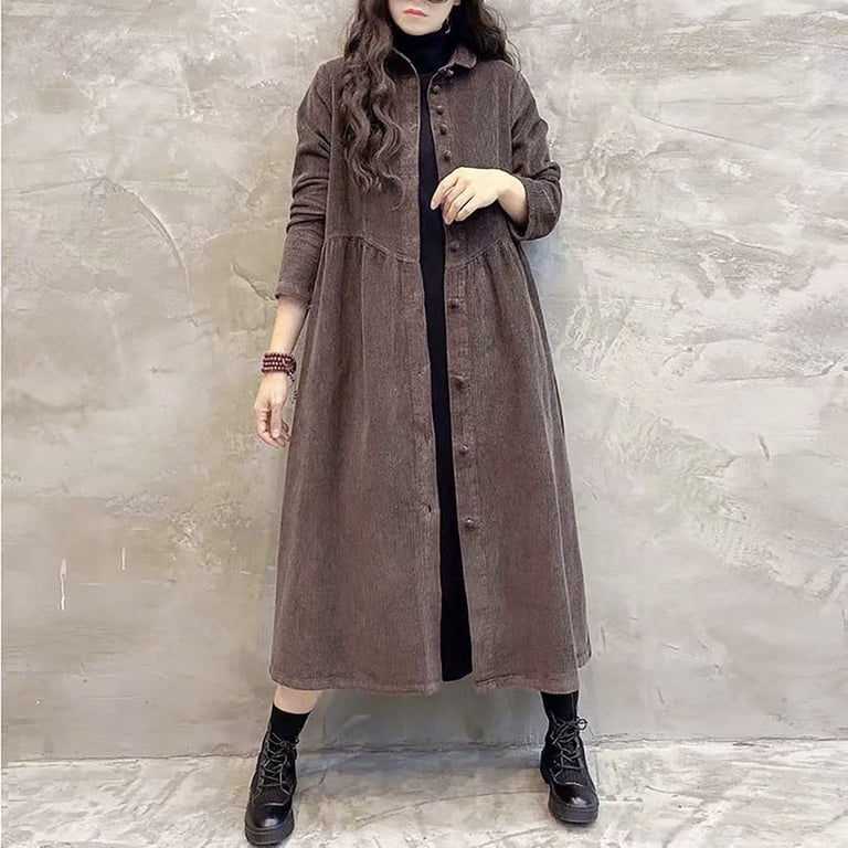 open lace back dress Elegant Velvet Long Coat Dress P300