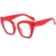 thumbnail image 1 of Gafas anti-azules europeas y americanas con montura grande, montura Irregular de moda, gafas planas personalizadas con forma de ojo de gato, 1 of 5