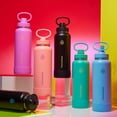 thumbnail image 5 of Thermoflask Botella De Agua De Acero Inoxidable Con Aislamiento Al Vacío De Doble Pared De 40 Oz Con Tapa De Paja Electric Eclipse, 5 of 5