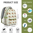 thumbnail image 6 of Papaya Design School Backpack - Lightweight & Durable Bookbag for Teens & Adults, Laptop-Friendly Design, Great Gift for Back to School Season, 6 of 6