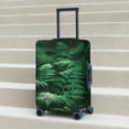 thumbnail image 6 of Pofeuu Ferns Leave Green Foliage Print Luggage Suitcase Cover Protector Luggage Washable Covers Aesthetic for 18/24/28/32 inch Luggage（No luggage included）-Large, 6 of 7