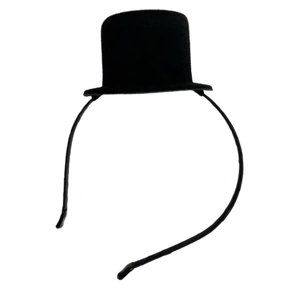 Minis Top Hat Headband 1920s Gatsbys Costume Accessories Teas Party Headpiece Fascinator Headband for Adult Women Girls