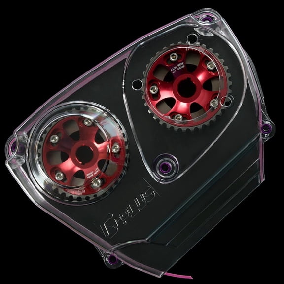 PIT66 Clear Cam Gear Timing Belt Cover Pulley Fit for Nissan Skyline R32 R33 GTS RB25DET