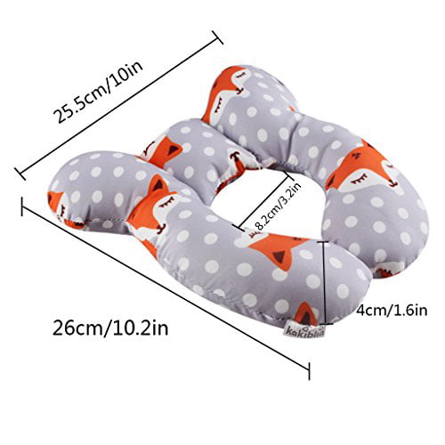 Pushchair Grey KAKIBLIN Travel Pillow Baby Seat Head Support for Car Seat Baby Neck Support Pillow