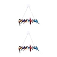 thumbnail image 1 of yingyy Animal Pendant Hanging Acrylic Window Panel Decor Gift for Doors Garden Home TZ 2Set, 1 of 6