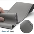 thumbnail image 6 of XUKEY Grey Hand Sewing DIY Car Steering Wheel Cover Breathable Anti-Slip Leather Needle & Thread Universal, 6 of 6