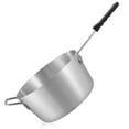 thumbnail image 4 of GRIDMANN 7 Qt Tapered Aluminum Sauce Pan with Silicone Handle, NSF Professional Cookware, 4 of 7