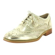 wanted shoes womens babe oxford, gold, 8.5 m us
