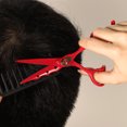 thumbnail image 6 of Unique Bargains Professional Hair Cutting Scissors Red Haircut Scissors 0.91"x0.67" Stainless Steel for Hair Cutting, 6 of 6