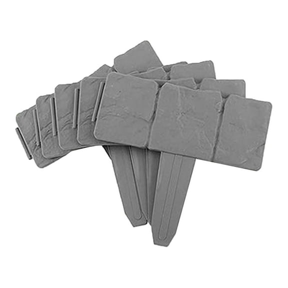 5/10/20Pcs Garden Edging Border Plastic Flower Bed Edging Decorative Fence Border for Outdoor Yard Landscaping