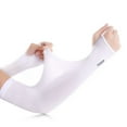 thumbnail image 2 of Yoone 1 Pair Arm Sleeves UV Protection High Elasticity Nylon Sweat Absorbing Cooling Cycling Arm Sleeves for Exercise, 2 of 7