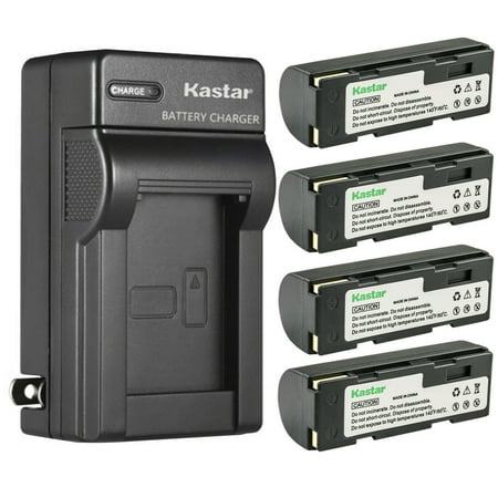 Kastar 4-Pack Battery and AC Wall Charger Replacement for Fujifilm NP-80 Fujifilm FinePix 1700Z FinePix 2700 FinePix 2900Z FinePix 4800 Zoom FinePix 4800Z FinePix 4900 Zoom FinePix 4900Z