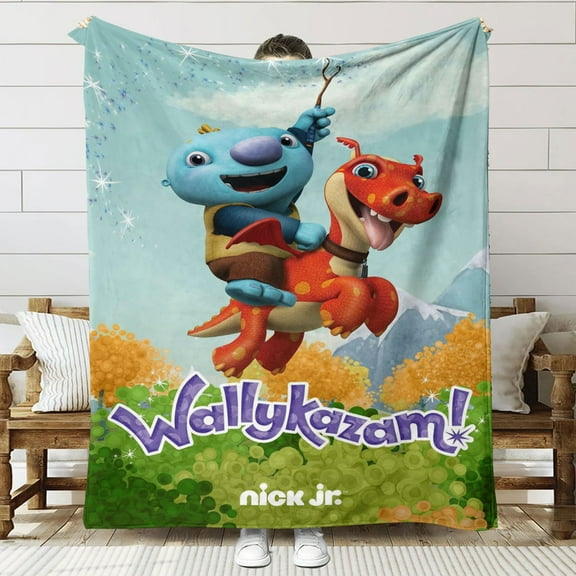 Wallykazam Throw Blanket Gifts for Fans Lover Girls Boys Women Present Hoodie Him Bed 60"x80"