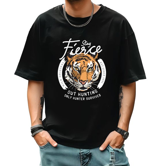 Men's Short Sleeve Graphic T shirt Collection Summer New Trend Sports Shirt Select