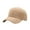 Khaki, variant on Naierhg Beanie Unisex Baseball Hat Adjustable Thicken Solid Color Curved Brim Artificial Lamb Wool Windproof Sun Cap for Daily WearBeige