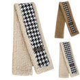 thumbnail image 2 of Women Winter Scarf Fashion Soft Plush Houndstooth Warm Scarf Windproof Scarf, 2 of 10