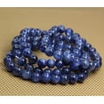 thumbnail image 5 of Natural A Grade Blue Kyanite Crystal Gemstone 8mm Round Beads Stretch Bracelet 7" Unisex, 5 of 5