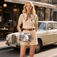 thumbnail image 6 of FORMRS Women Crossbody Purse with Chain Strap Vegan Leather Shoulder Handbag, Baseball Pattern, 6 of 7