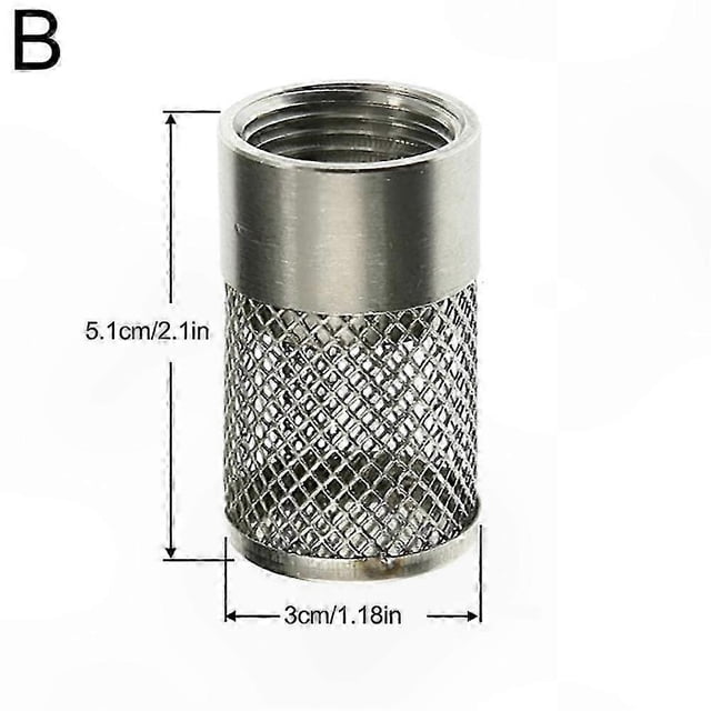 Water Filter with Inlet Strainer for Garden Hose Use