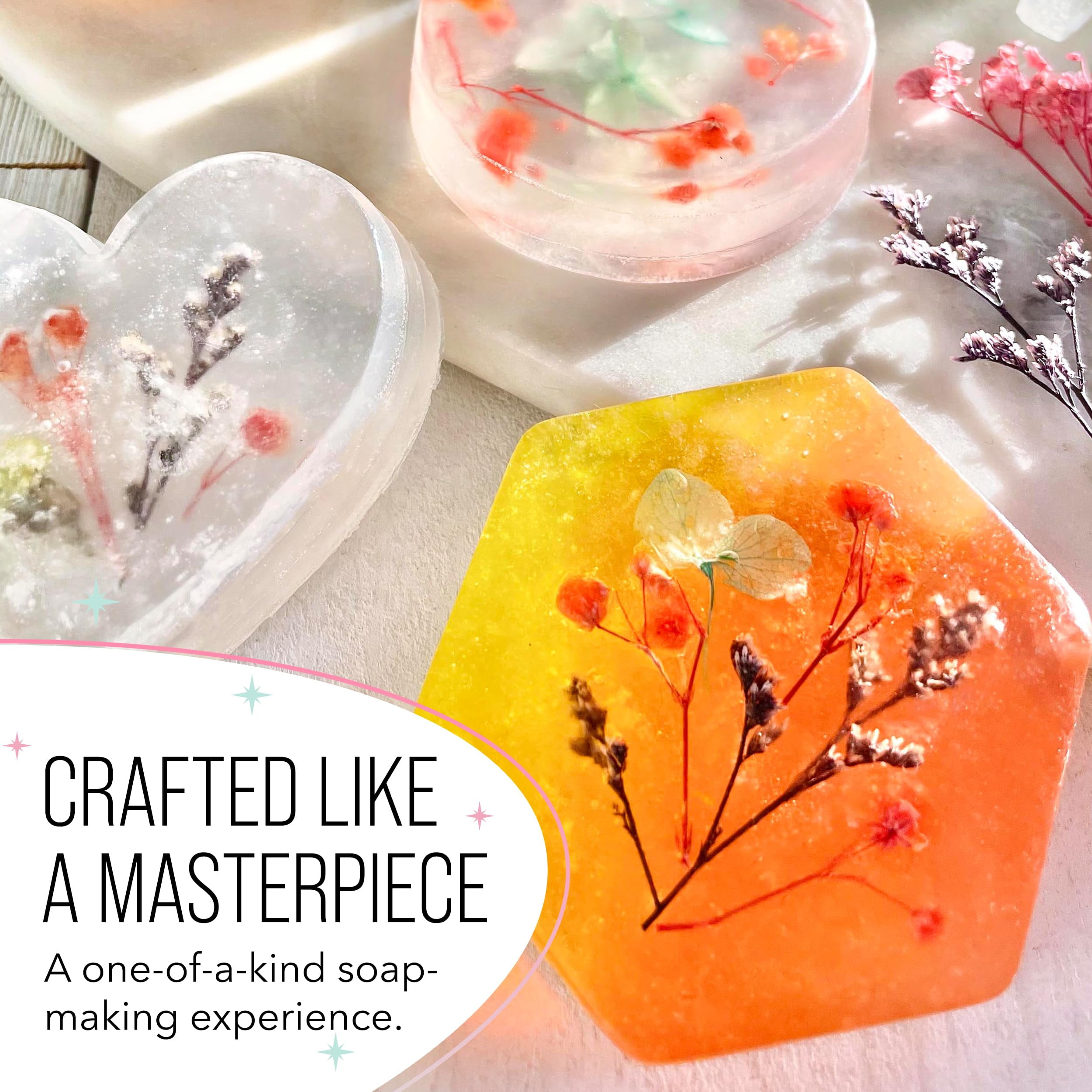 WishCraft Flower Power DIY Soaps Kit