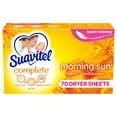 thumbnail image 2 of (6 pack) Suavitel Complete Dryer Sheets, Fabric Conditioner, Morning Sun, 70 Sheets, 2 of 12