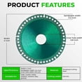thumbnail image 2 of LAICAIW Indestructible Disc for Grinder, Indestructible Disc 2.0-Cut Everything in Seconds, 4 Inch Angle Grinder Cutting Disc Diamond Grinding Wheel (Color : 3pcs), 2 of 7