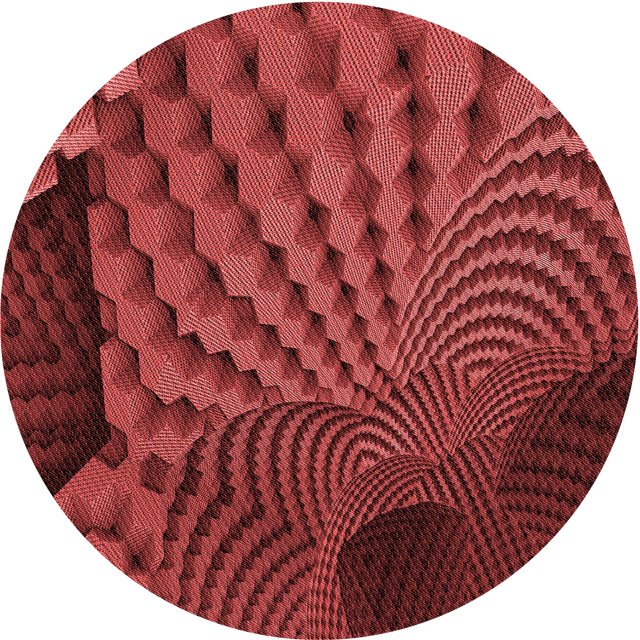 Ahgly Company Tapis d'Intérieur Lavable en Machine Carré Rouge Pamplemousse, 3 Pieds Carré