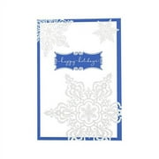 DaySpring Happy Holidays White Snowflake Card