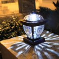 thumbnail image 2 of 2LEDs Solar Post Light Outdoor Garden Waterproof Solar Fence, 2 of 4